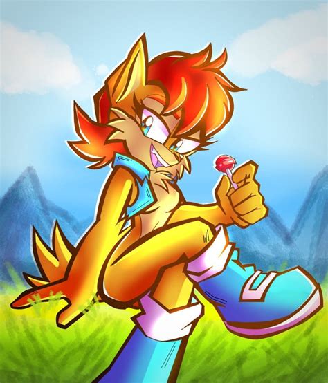 Pin By Spikey 024 On Sonally In 2022 Sally Acorn Anthro Furry Sonic Fan Art