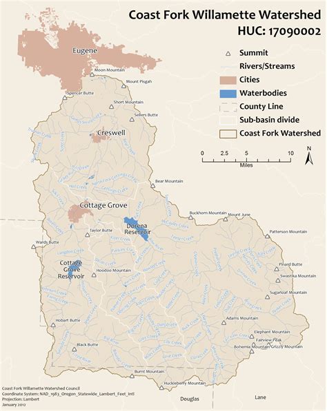 Geography – Coast Fork Willamette Watershed Council