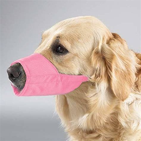 NYLON LINED MUZZLES for DOGS 3 Colors 9 Sizes Soft Dog Muzzle Collection(4.5" Snout - Size 0 ...