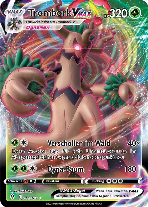 Trombork Vmax Wert Bild K Nstler Seltenheit Pokemonkarte De