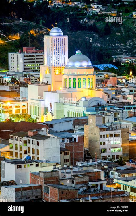 Biggest Cathedral In Ambato Ecuador Stock Photo - Alamy