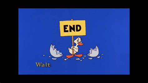 The End Walt Disney Productions 1971 Hanna Barbera Swirling Star