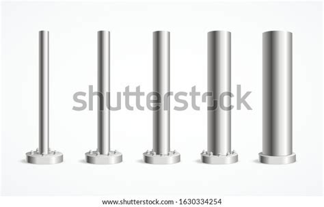 realistic detailed   size diameters stock vector royalty