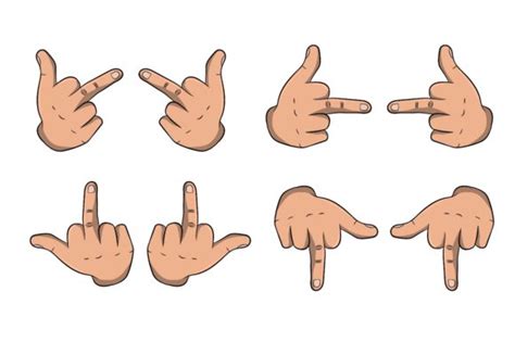 Hand Middle Finger Graphic By Designood · Creative Fabrica