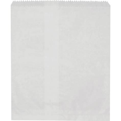 Castaway Paper Bags No 1 Square Piepastry 165x185mm White Carton 500