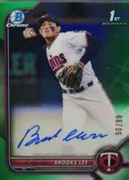 Brooks Lee Bowman Draft Cda Bl Chrome Dp Auto Green Refractor