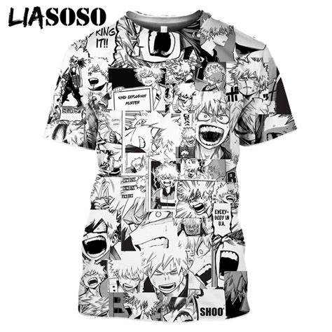 Liasoso D Print Women Men Anime Boku No My Hero Academia Bakugou