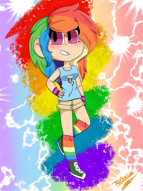 Human Rainbow Dash By Utewlover333 On Deviantart