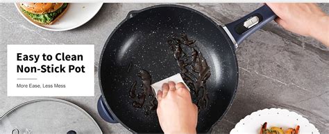 Amazon AUTUCU Non Stick Electric Hot Pot 3 Quart With Steamer