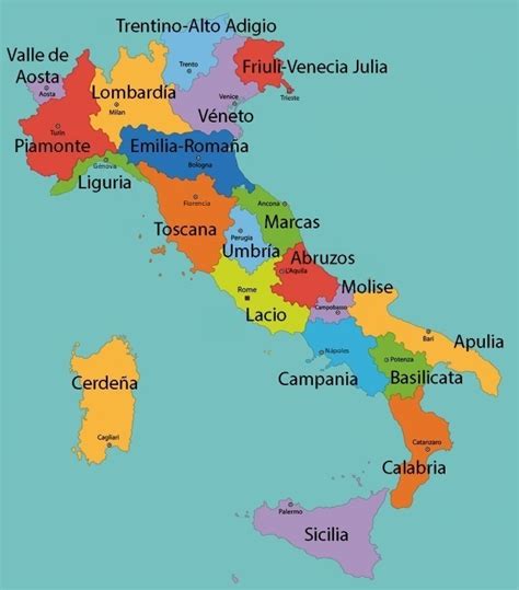 Pen Nsula Italiana Mapa De Europa