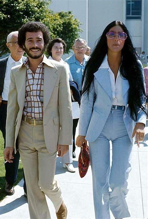 Cher & David Geffen | Cher outfits, 70s inspired fashion, Cher fashion