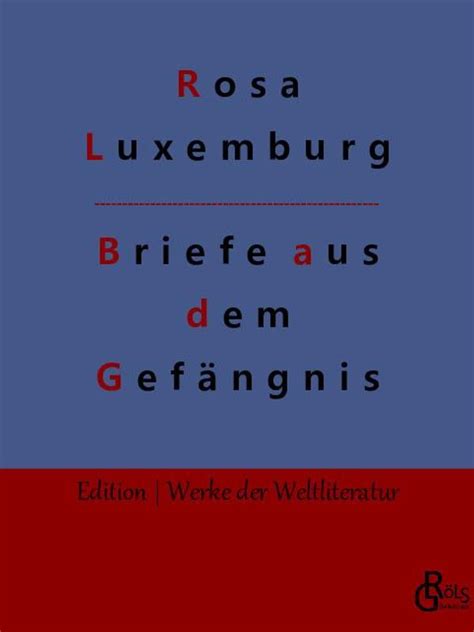 Briefe Aus Dem Gef Ngnis Rosa Luxemburg Buch Jpc