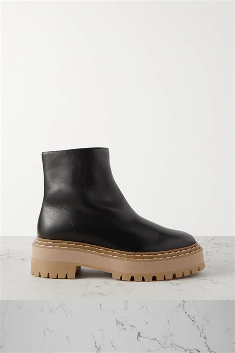 Proenza Schouler Lug Sole Platform Boots In Black ModeSens