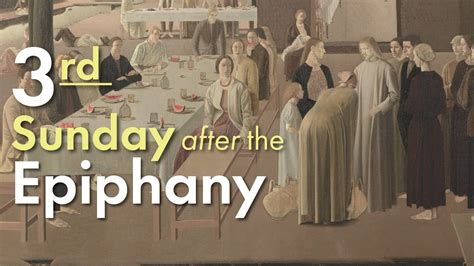 Third Sunday After The Epiphany 21 Youtube