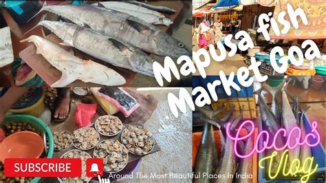 Mapusa Fish Market Goa Youtube