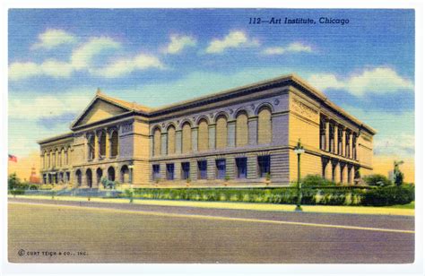 Chicago Postcard Museum - The Art Institute of Chicago: Inside-Out