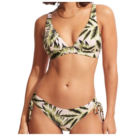 Seafolly Island In The Sun Longline Tri Bikini Top Women S Buy