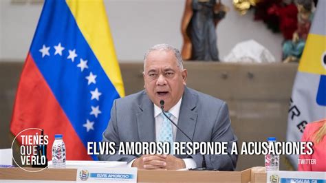 No Somos Unos Vagos Rector Elvis Amoroso Responde A Acusaciones De