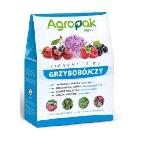 AGROPAK Signum 33 WG 10g grzybobójczy truskawka malina rośliny ozdobne