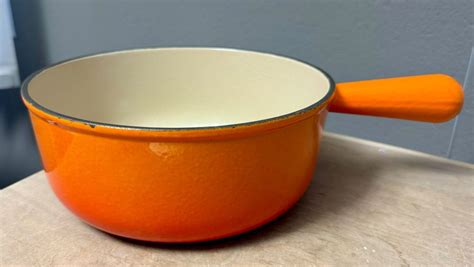 Le Creuset Gusseisen Fondue Caquelon Orange Cm Kaufen Auf Ricardo