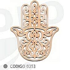 Fibrofácil Mano de Fátima hindu art 0353 Artística Las Perlas