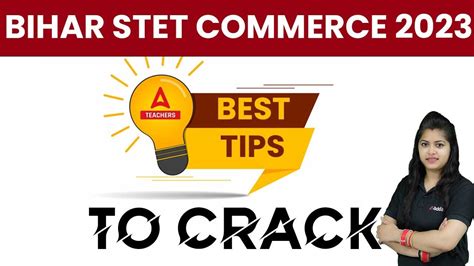 Bihar Stet Commerce Best Tips To Crack Bihar Stet Commerce