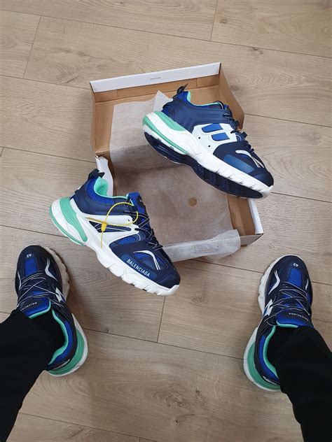Кроссовки мужские Balenciaga Track Blue White синие с белым. Кроссовки ...