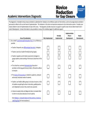 Fillable Online Academic Interventions Diagnostic Bbigeastcooporgb