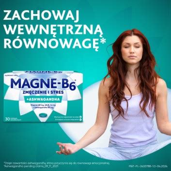 Magne B6 Zmęczenie i stres Magnez i ashwagandha 2 x 30 tabletek