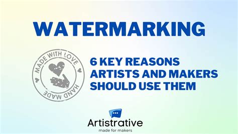 The Importance Of Watermarking Miranda Jordan Artistrative