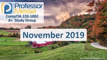 Professor Messer S Comptia A Study Group November