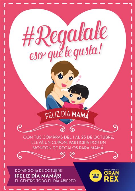 Promo Día de la Madre Cines Gran Rex Dia de las madres Diseño de