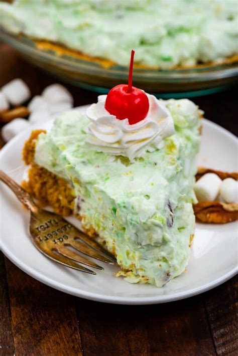 No Bake Pistachio Pie Watergate Salad Pie Crazy For Crust