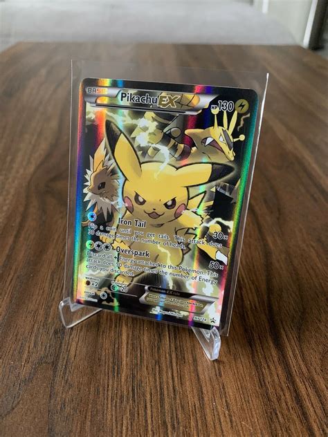 Mavin | Pikachu EX Full Art Black Star Promo - XY124 - Pokemon TCG