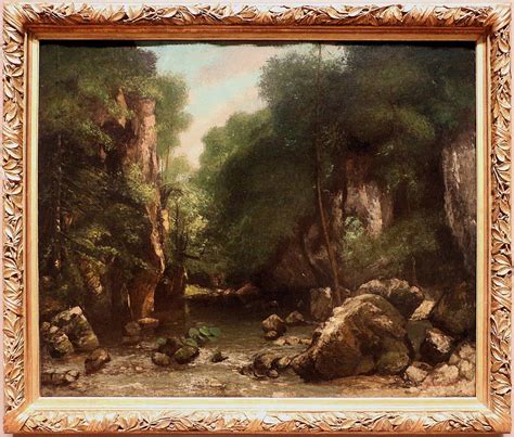 Gustave Courbet La vallée du puits noir Les arts Comment peindre