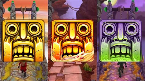 Temple Run 2 Sky Summit Vs Temple Run 2 Blazing Sands Vs Temple Run 2