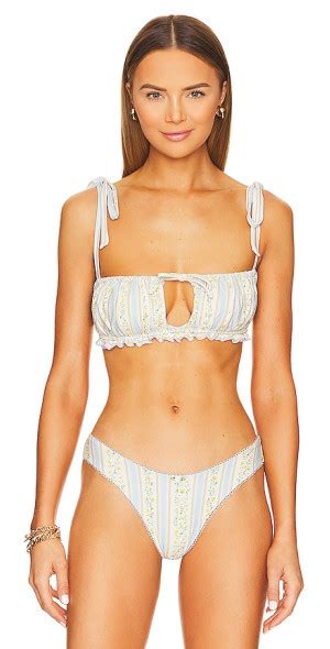 WeWoreWhat Ruffle Bikini Top