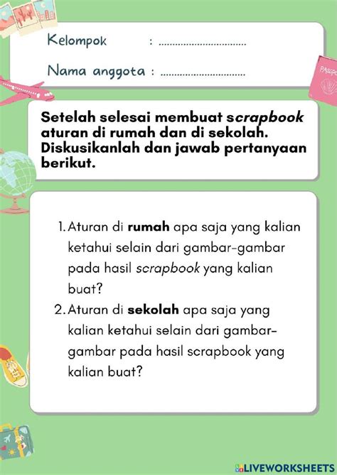 2164741 Lkpd Kelompok Aturan Di Rumah Dan Di Sekolah