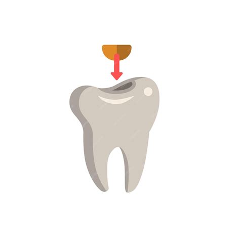 Dental fillings icon simple element from dentistry collection creative