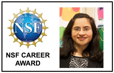 Chaturvedi Receives Nsf Career Award Computer Science