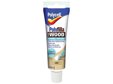 Polycell Polyfilla Wood Filler Genrep Light Tube 75g