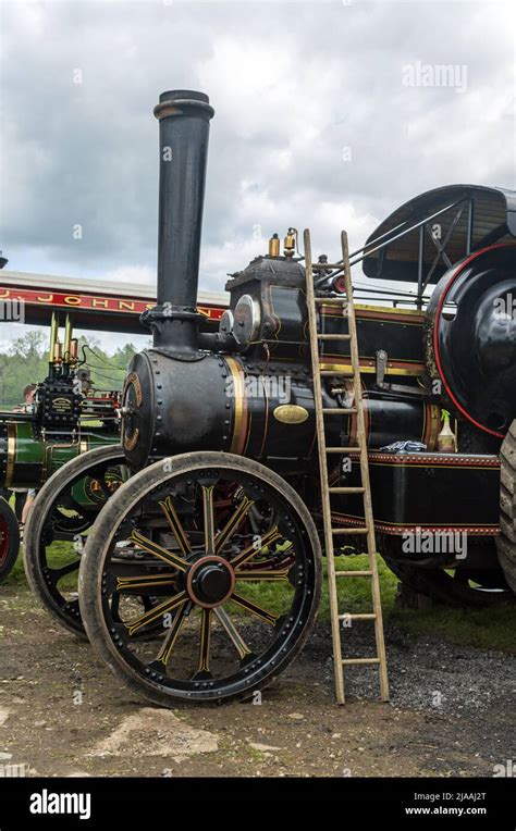 John Fowler Road Locomotive Chipping Steam Gathering Stock