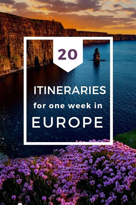 20 One-Week Europe Trip Itinerary Ideas | Wanderlust Crew