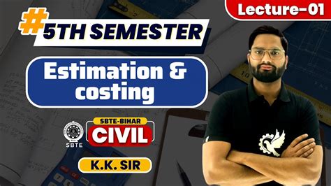 Lecture Introduction Estimation And Costing Civil Th