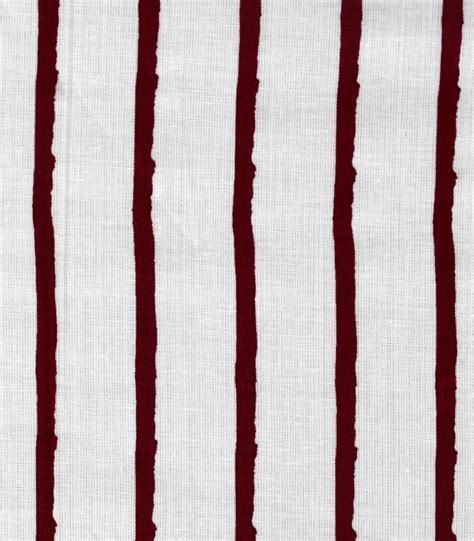 Cotton Red Stripe Print Fabric Fc Oa Dinesh Exports