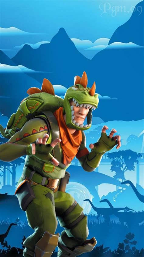 Rex Dinosaur Fortnite Pgm09 Skin Skin Fortnite Hd Phone Wallpaper