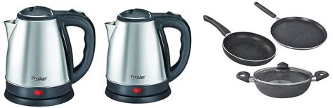 Buy Prestige Electric Kettle PKOSS 1500watts Steel 1 5Ltr Black