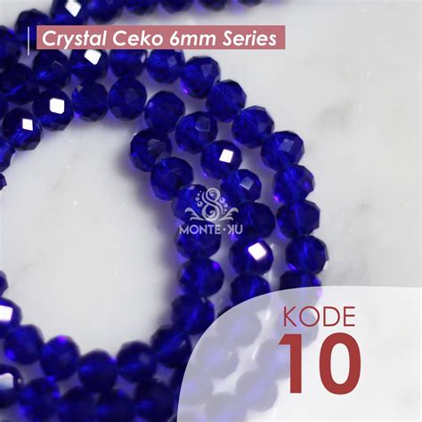 Jual Mote Manik Kristal Ceko Bakpau 6mm Sedang Monte Payet Beads