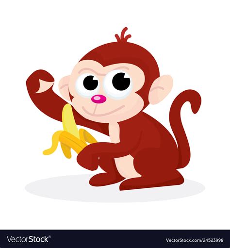 Cheeky monkey Royalty Free Vector Image - VectorStock