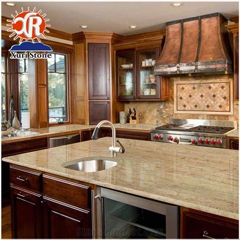 Kashmir Gold Granite Countertop Kitchen From China